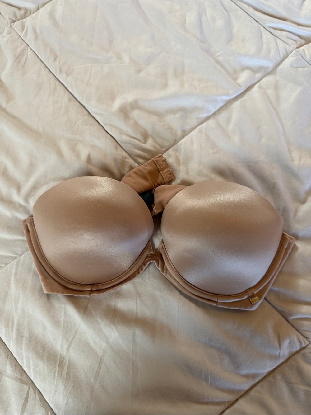 Victoria's Secret Strapless Push-Up Bra - Nude/Beige